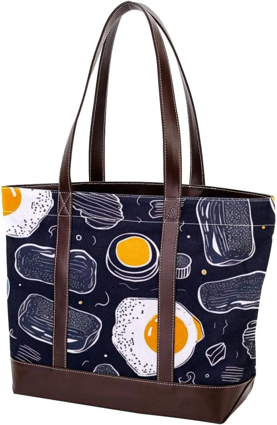 Purses for Women,Tote Bag for Women,Handbags for Women,Breakfast Coffee Fried Egg