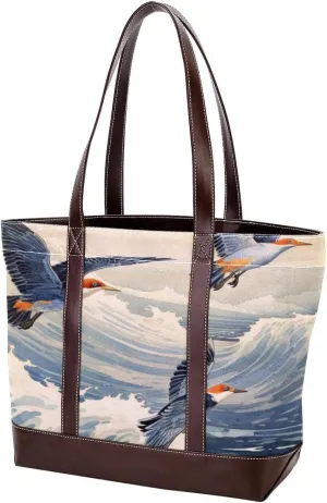 Purses for Women,Tote Bag for Women,Handbags for Women,Flying Cranes