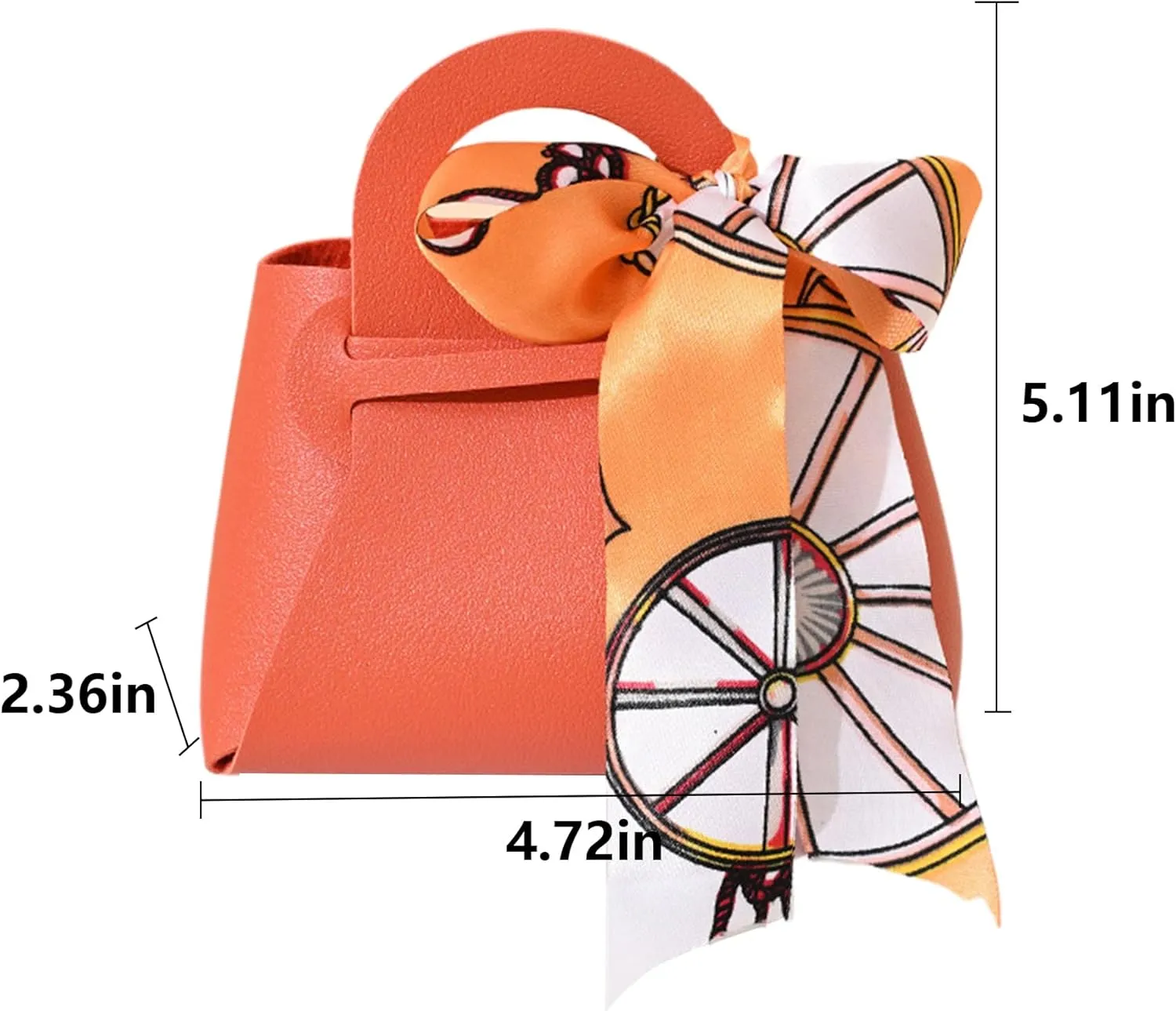 qczoyp 12 Pack Leather Gift Bags: Reusable Candy Gift Bags with Handles, Party Favor Bags for Weddings, Baby Showers, Birthday, Weddings,Christmas, Halloween (A5)
