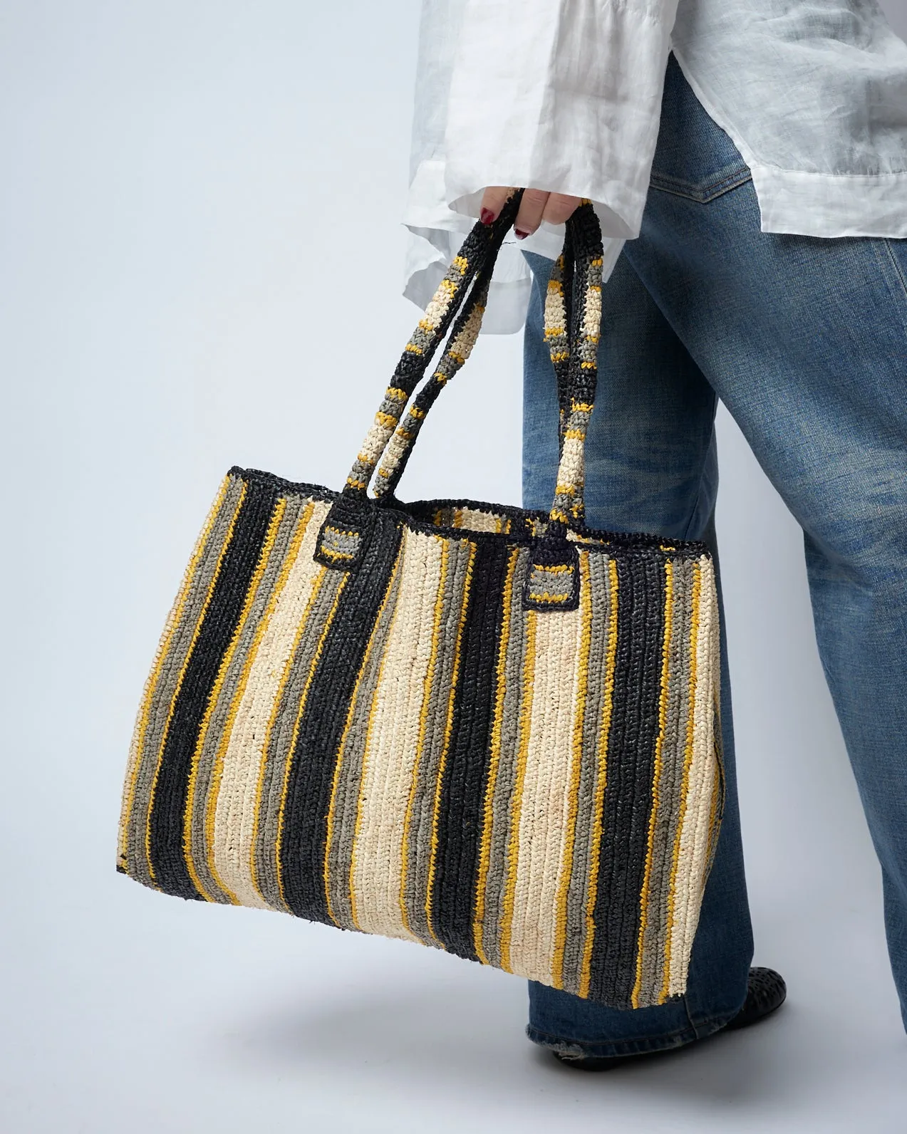 Raffia Bag Little Sister 'Lemon Spritz'
