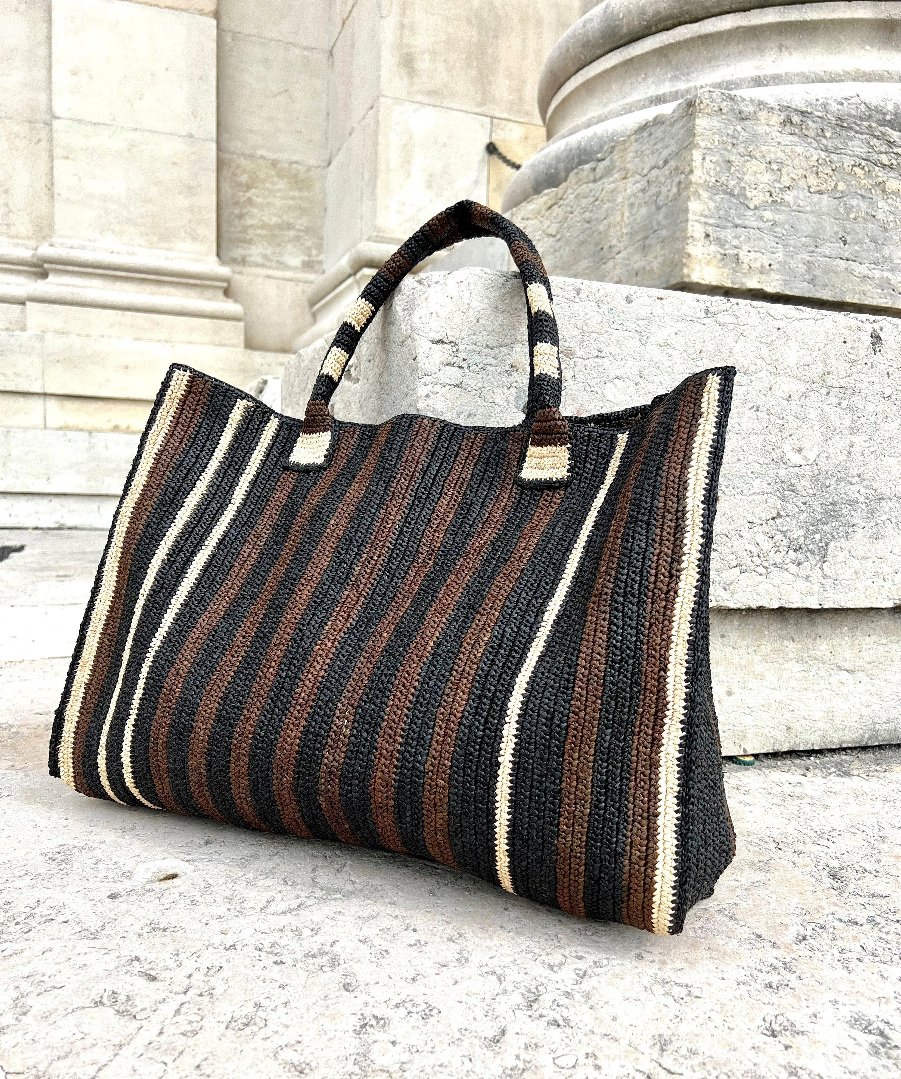Raffia Bag Weekender 'Nomad'