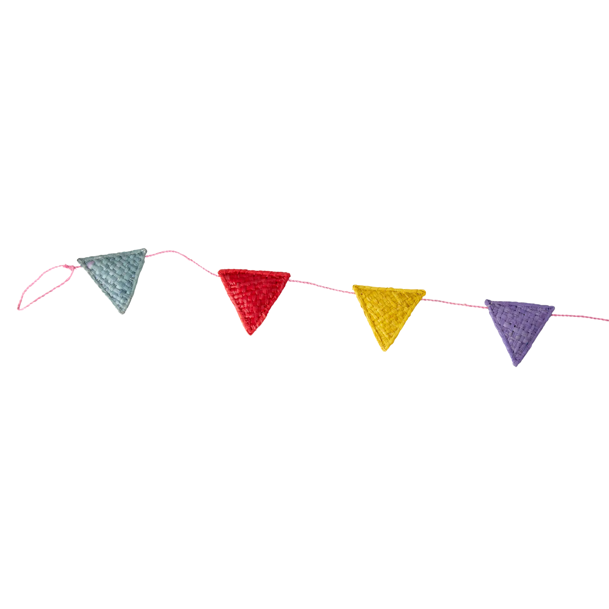 Raffia Garland - Multicolor