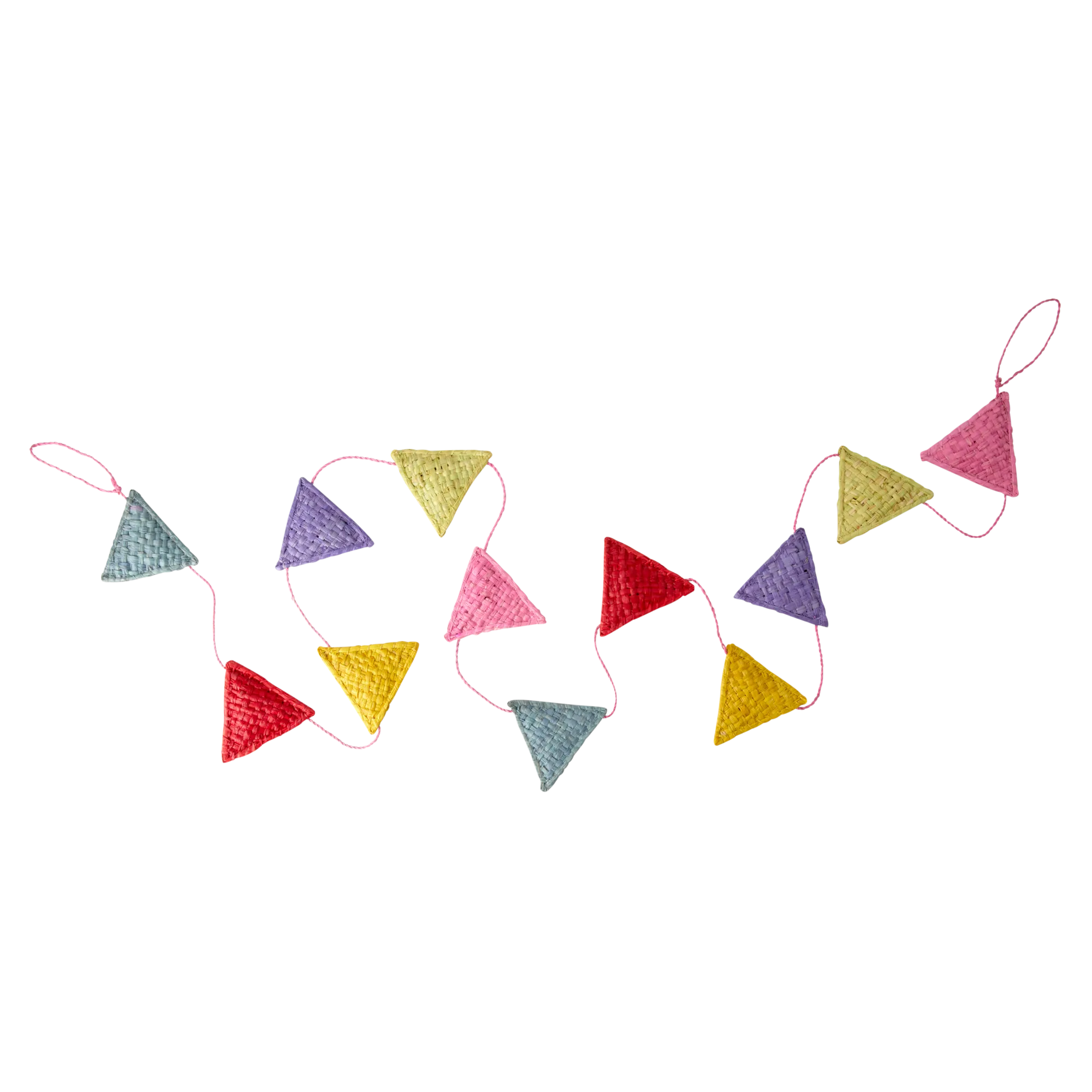 Raffia Garland - Multicolor