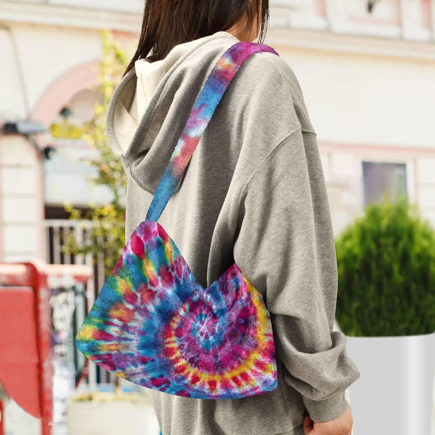 Rainbow Mushroom Stars Womens Handbags Shoulder Bag, Hand Bag for Ladies, Womens Outdoor Bag
