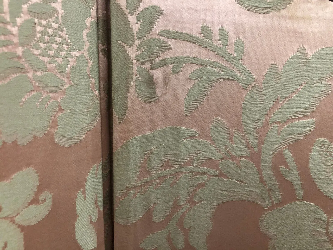 Rare Antique French Walnut Louis XVI Style Upholstered 3 Fold Screen/Divider