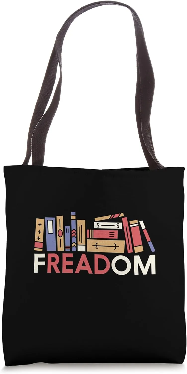 Read Banned Books Print For Bookworms And Rebels Tote Bag