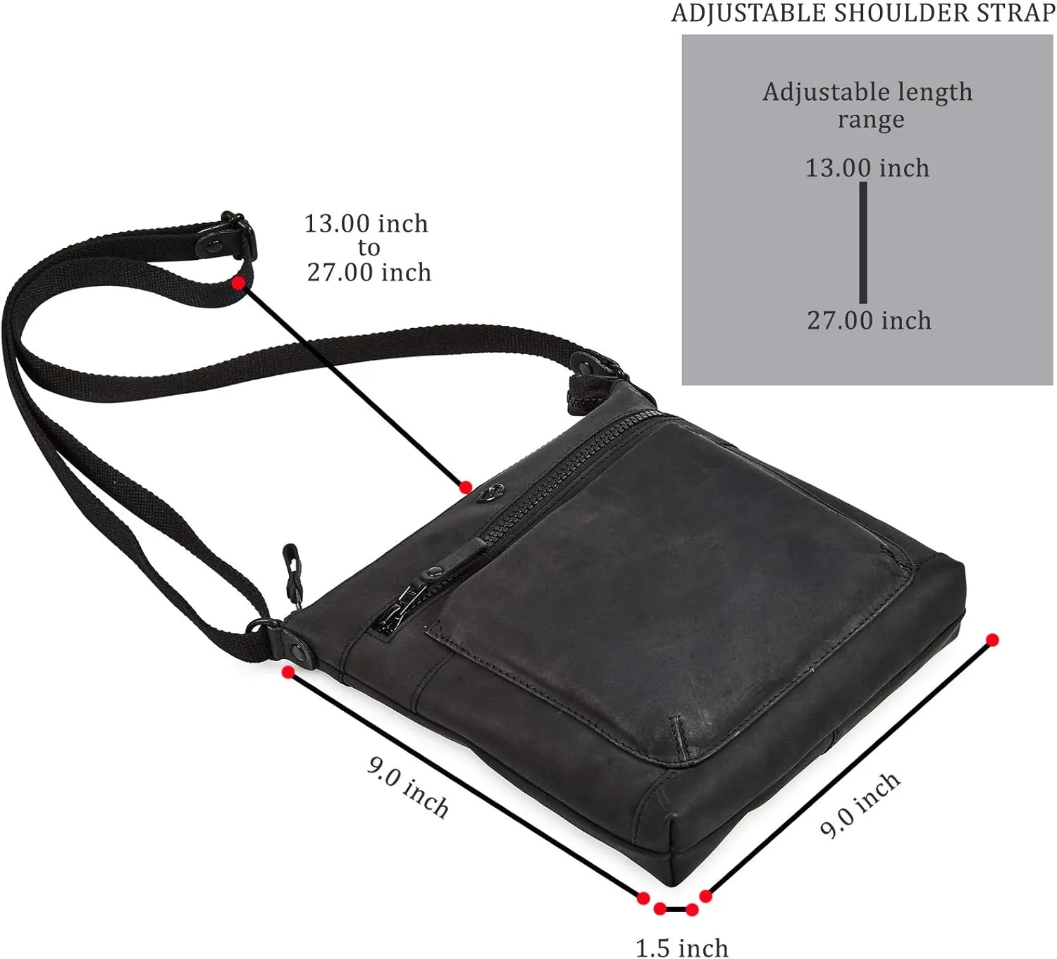 Real Leather Purse for Women Crossbody Bag Travel Shoulder Handbag Small Vintage Pocketbook