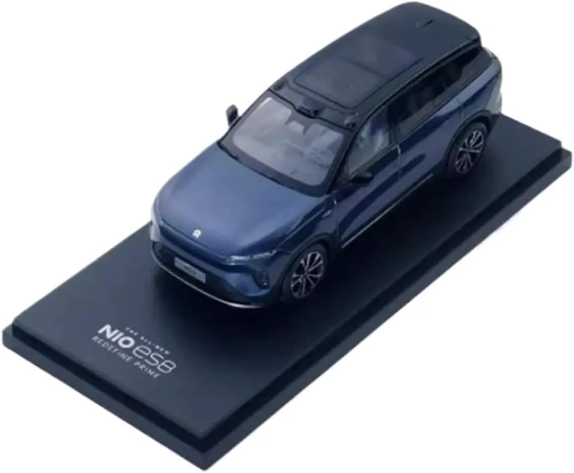 Resin Car Models Kit 1 43 Fit for Nio Life Es8 Alloy Simulation Car Model Metal Toy Collection Souvenir Static Display