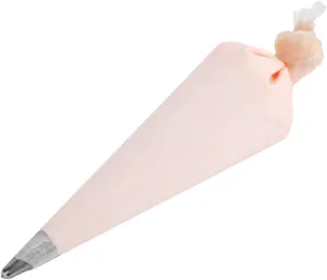 Restaurantware Pastry Tek 14 x 7.3 Inch Piping Bags 2 Reusable Icing Bags - Durable White Silicone Pastry Bags Anti Burst Decorate Cakes Cupcakes Macarons Or Cookies