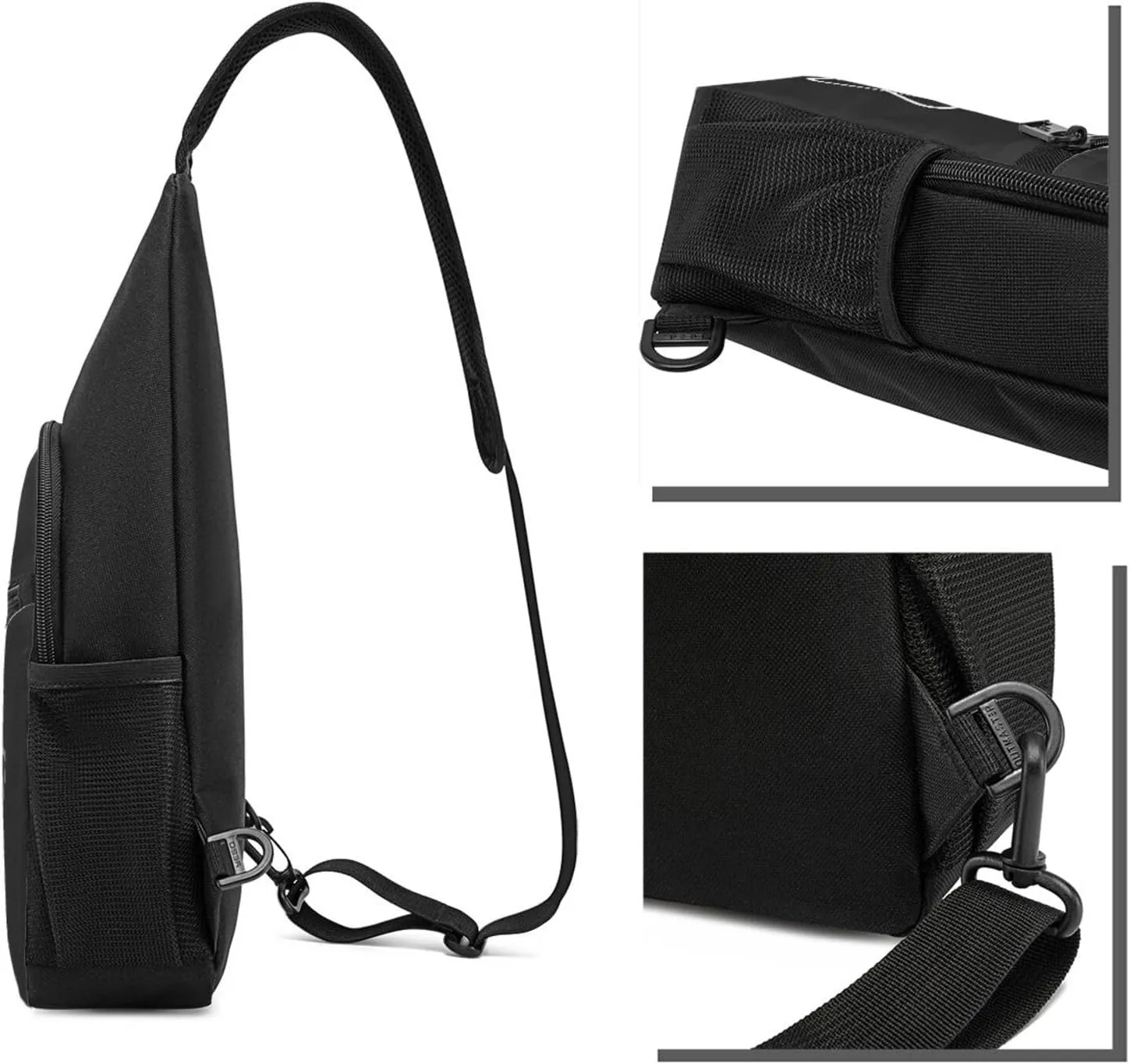 Retro Atomic Atom Symbol Crossbody Bags Adjustable Leisure Travel Crossbody Shoulder Bag Unisex