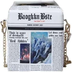 Retro Candy Gift Bags, Purses, Totes and Lunchboxes. A wonderful token of appreciation, affection and celebration! (Newspaper Handbag)