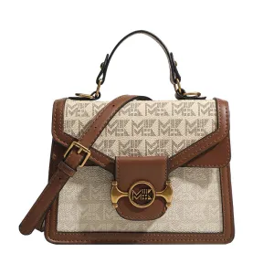 Retro Print Small Square Shoulder Bag - Elegant & Versatile Shoulder Bag