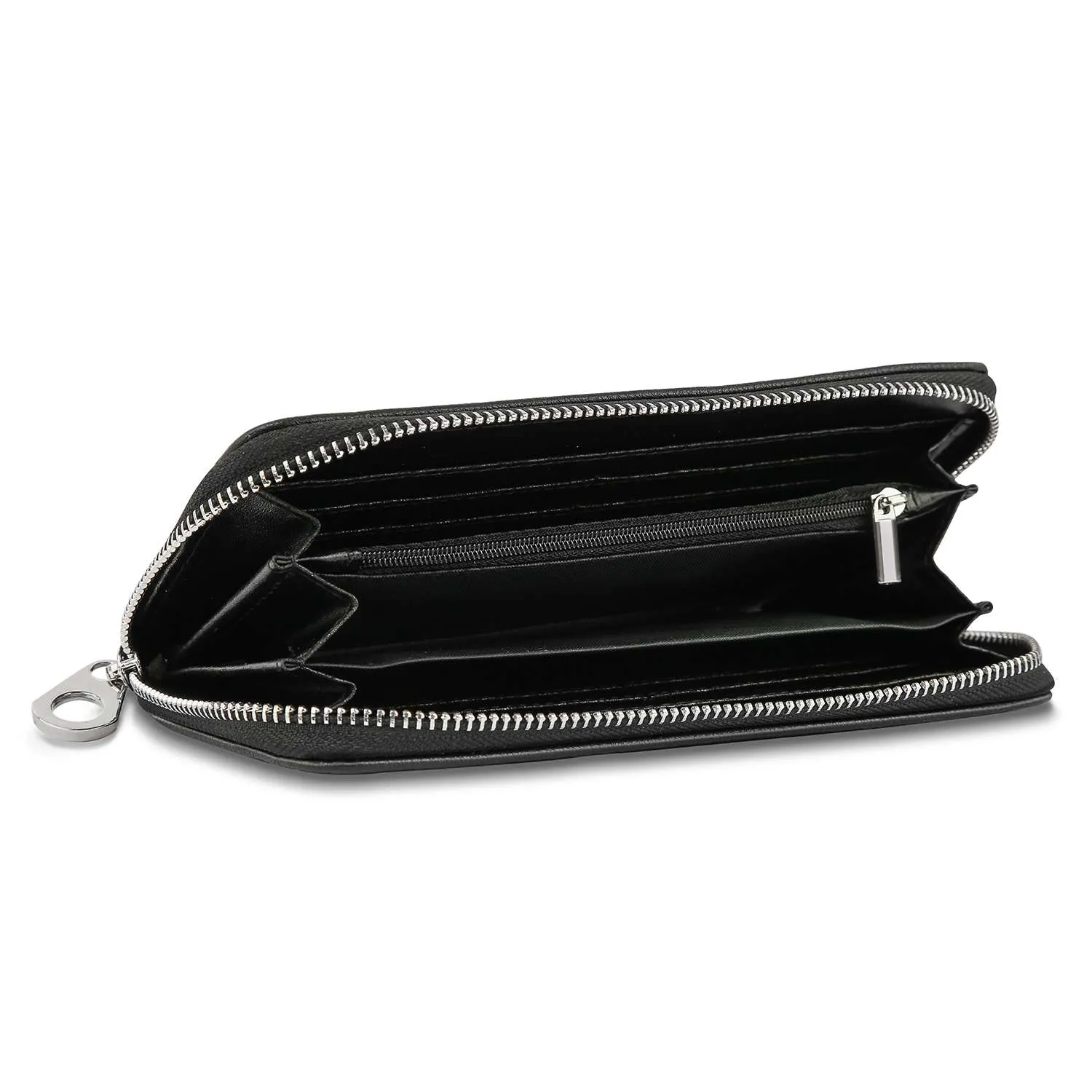 Rhinestone Skull Pattern Bling Wallet
