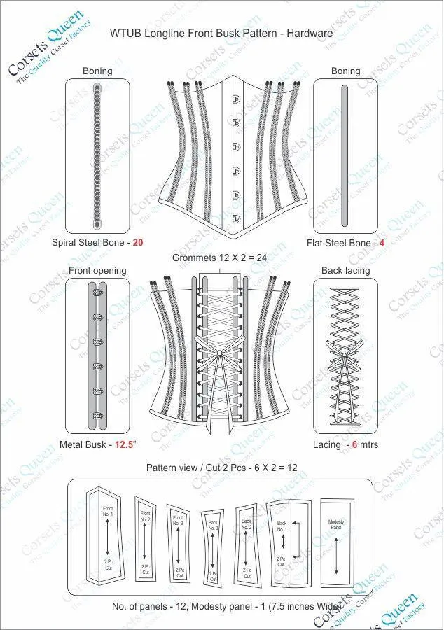 Riona Longline Waist Training Corset