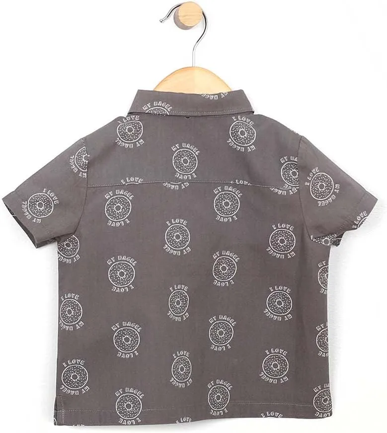 Robeez Baby Boys Woven Short Sleeve Shirt
