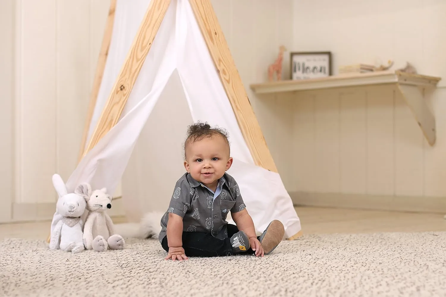 Robeez Baby Boys Woven Short Sleeve Shirt