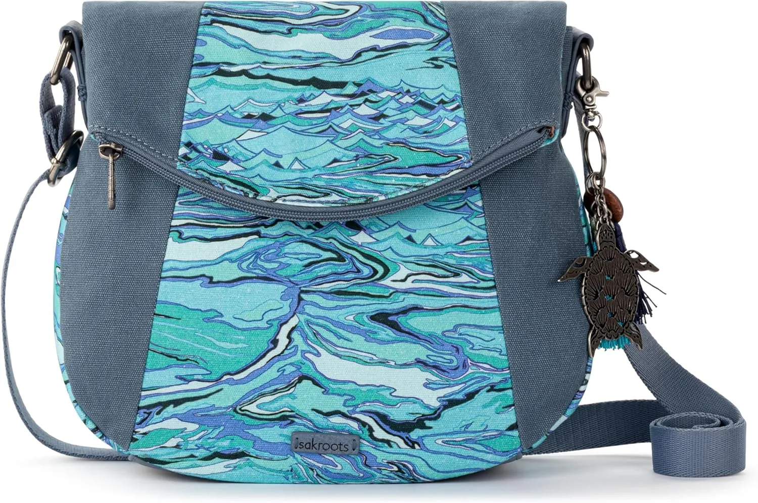 Sakroots Artist Circle Foldover Crossbody