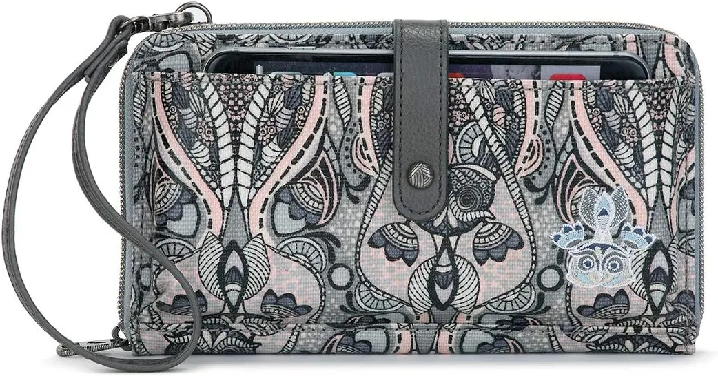 Sakroots Large Smartphone Crossbody Bag, Dove Soulful Desert