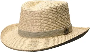 Scala Men's Raffia Gambler Hat