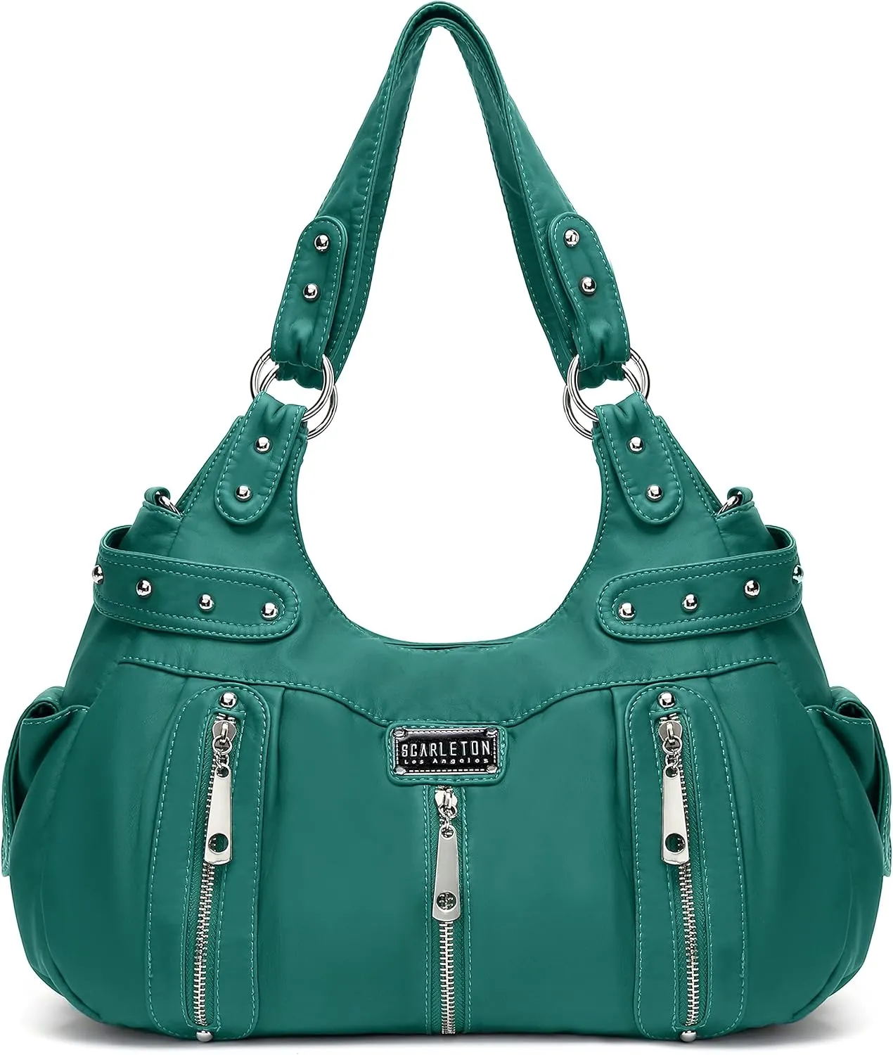 Scarleton Purses for Women Large Hobo Bags Washed Vegan Leather Shoulder Bag Satchel Tote Top Handle Handbags, H1292