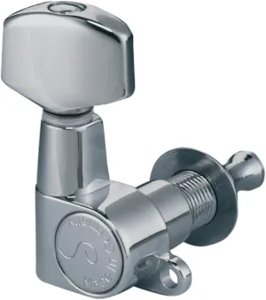 Schaller M6CH Mini A 506a Mechanik "M6 Mini" 3 links/ 3 rechts, maschinenpoliert - Chrome