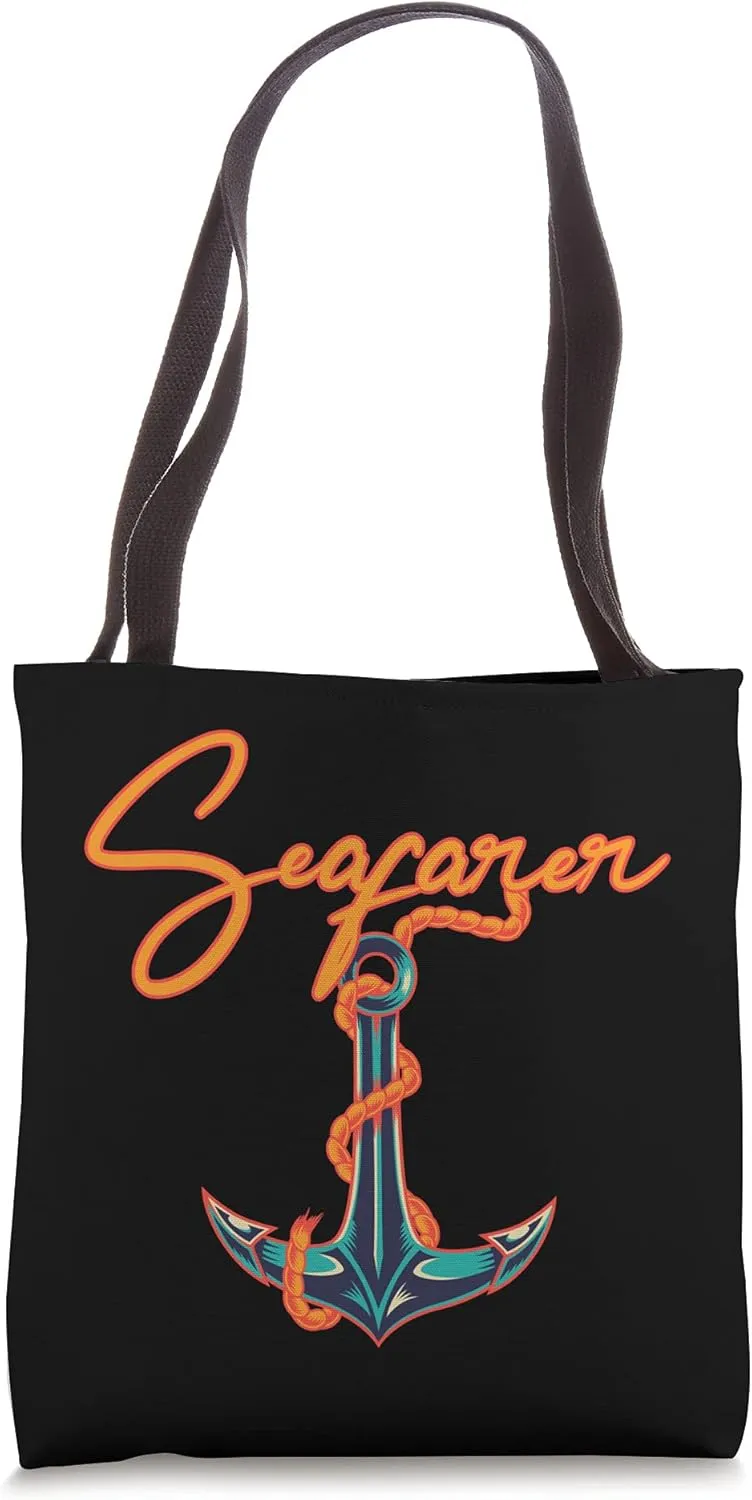 Seafarer Anchor - Boatswain, Skipper Tote Bag