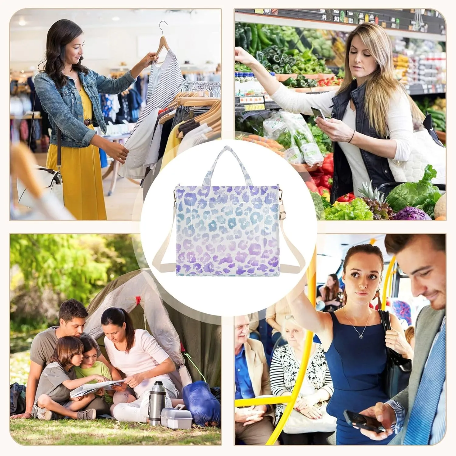 Seahorse Starfish Anchor Navy Women Tote Shoulder Handbags Tote Flowers Large Capacity Purse S