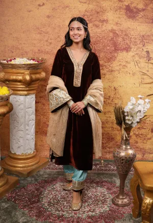 Shahnaz Velvet Set