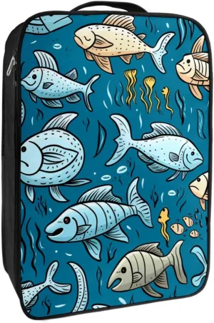 Shoe Bags for Travel,Travel Shoe Bags for Packing,Shoe Travel Bag,Anchor Walrus Fish Ocean