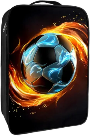 Shoe Bags for Travel,Travel Shoe Bags for Packing,Shoe Travel Bag,Flaming Football
