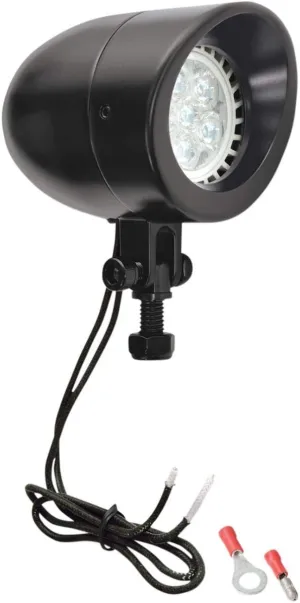Show Chrome Accessories (16-104LEDBK) Black LED Mini Driving Light