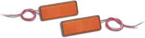 Show Chrome Accessories 16-107A Motorcycle Amber LED Marker Light