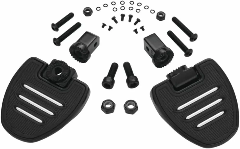 Show Chrome Accessories (21-327BK) Commander Mini Diver Boards for 2018- Honda Goldwing GL1800
