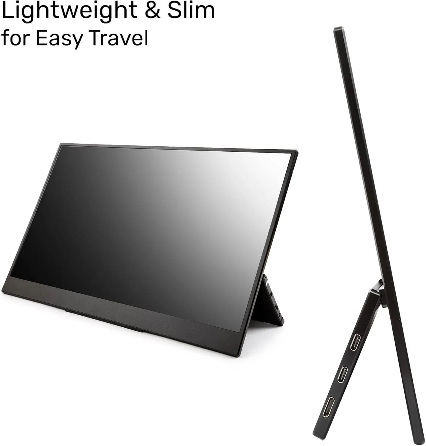 SideTrak Solo Pro 15.8" Portable Monitor for Laptop | FHD 1080P LED IPS Dual Display w/Anti-Glare Screen, USB & Mini HDMI, Laptop Monitor Extender for Mac, PC, Chrome, HDR & Speakers