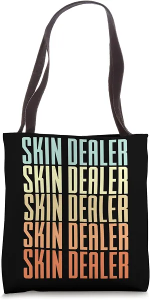 Skin Dealer Skincare Specialist Retro Esthetician Skin Tote Bag