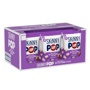 SkinnyPop Popcorn, Sweet & Salty Kettle, Whole Grain, Dairy-Free Snack, 5.3oz Bags (12ct)