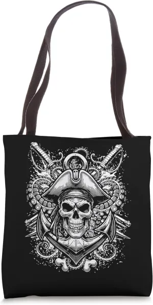 Skull and Anchor - Pirates Quest Adventure - Bones 1C Tote Bag