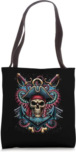 Skull and Anchor - Pirates Quest Adventure - Bones Tote Bag