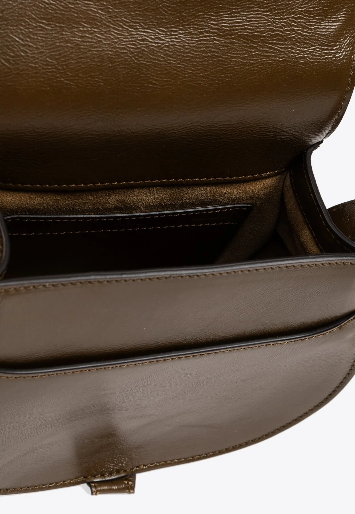 Small Marcie Saddle Leather Crossbody Bag