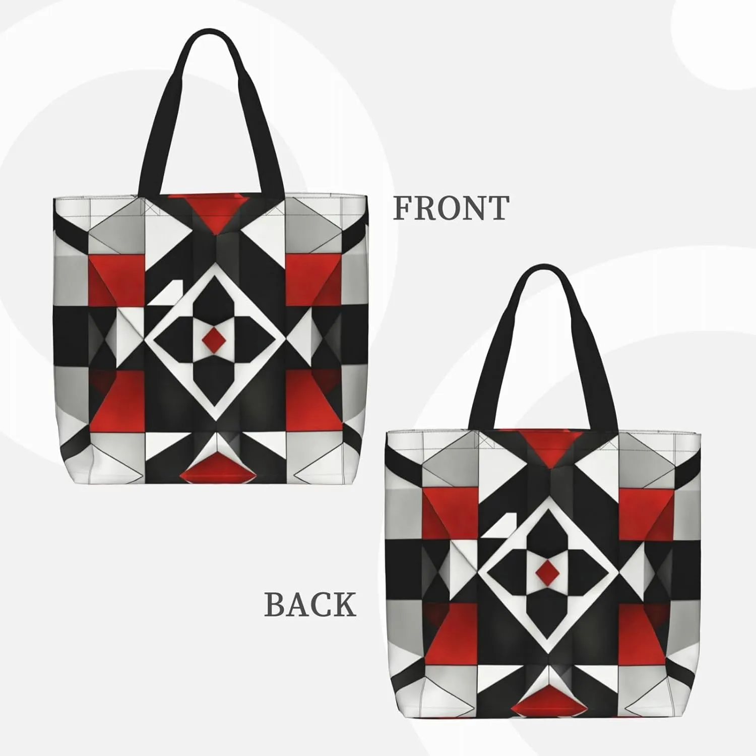 Small Rainbow Print Tote Bags Reusable Grocery Bag Shoulde Bag Handbag For Office Shopping Travel Women Casual Work