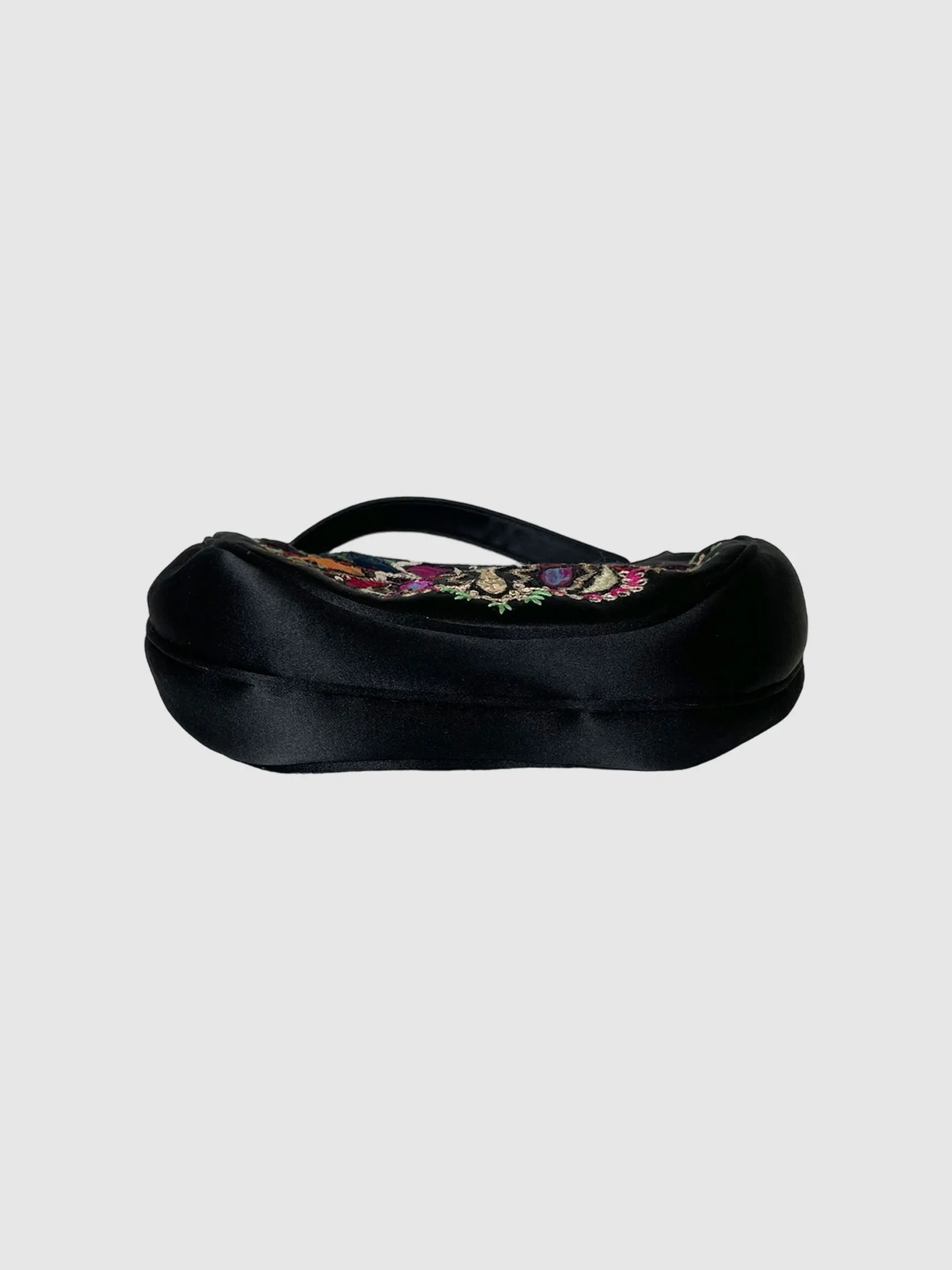 Small Satin Embellished Handbag