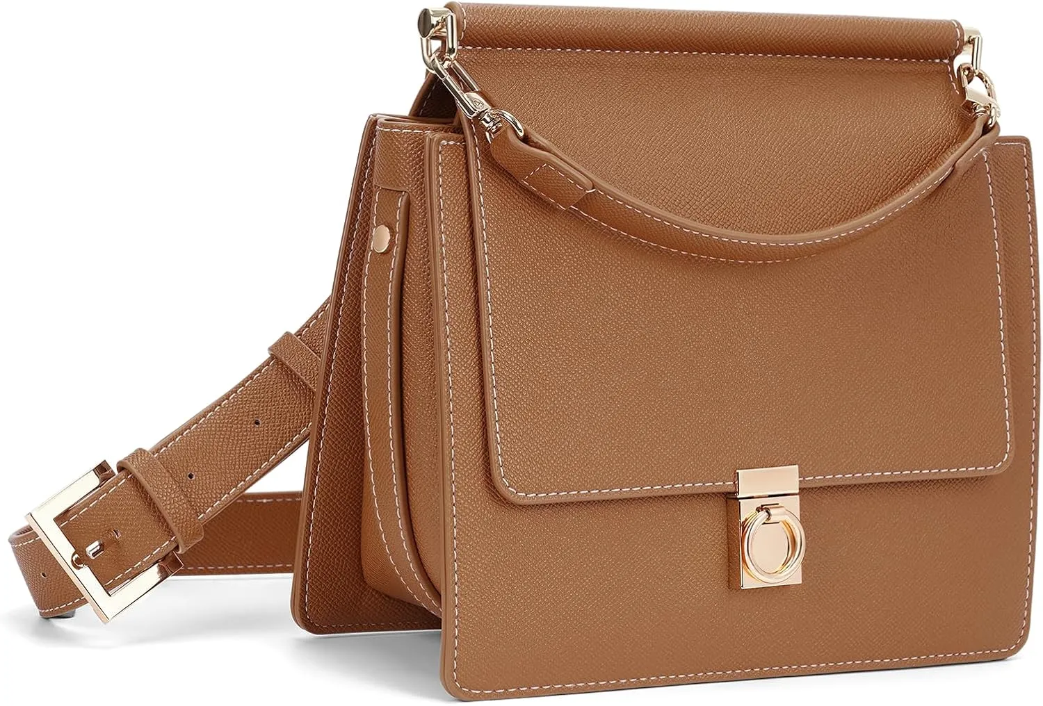 Small Top Handle Satchel Bag Mini Faux Leather Handbags Purses for Women Luxury Designer Fashion Crossbody Bags