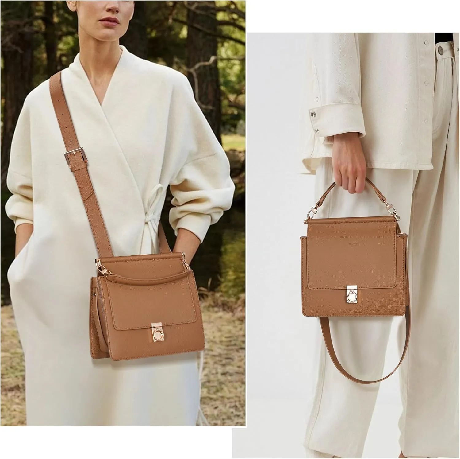 Small Top Handle Satchel Bag Mini Faux Leather Handbags Purses for Women Luxury Designer Fashion Crossbody Bags