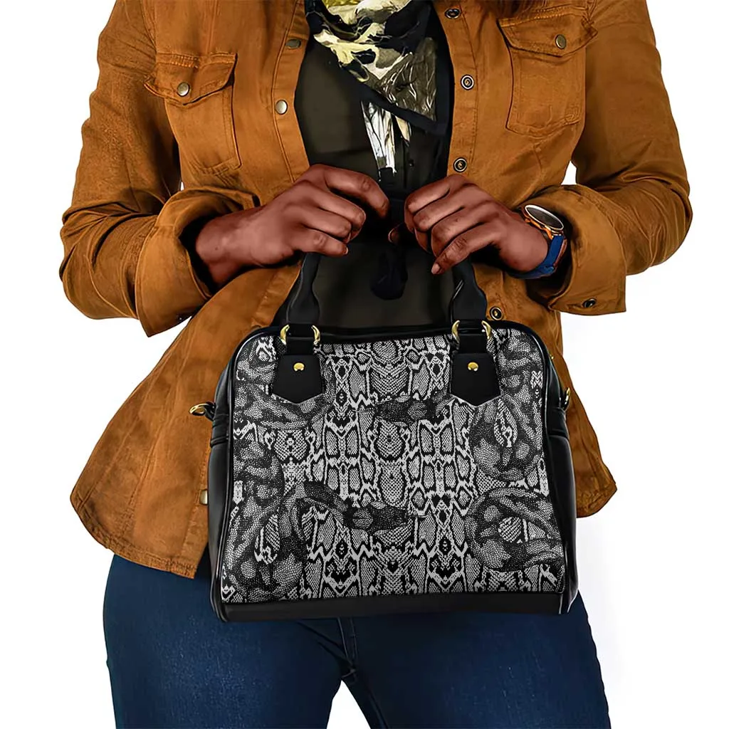 Snake African Skin Animals Pattern Shoulder Handbag LT15