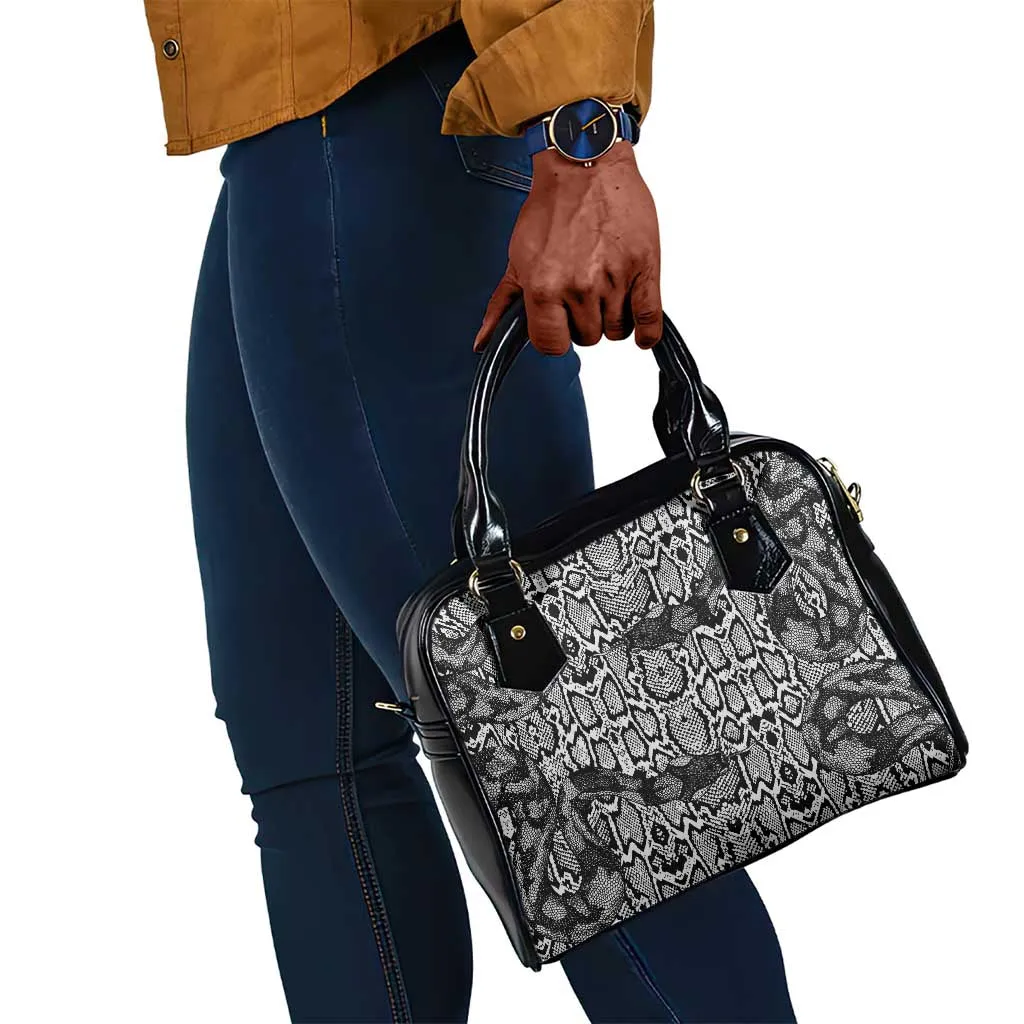 Snake African Skin Animals Pattern Shoulder Handbag LT15