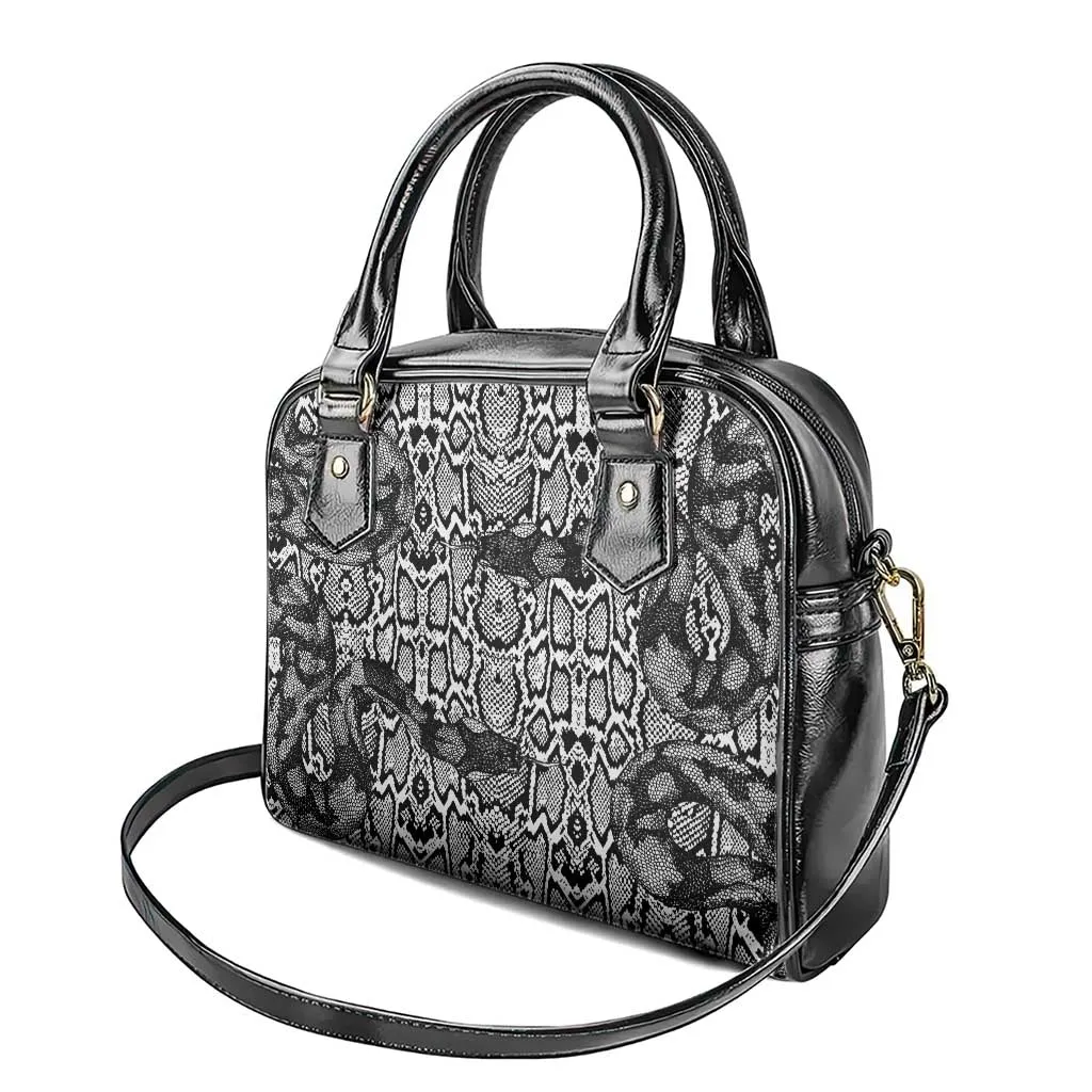 Snake African Skin Animals Pattern Shoulder Handbag LT15