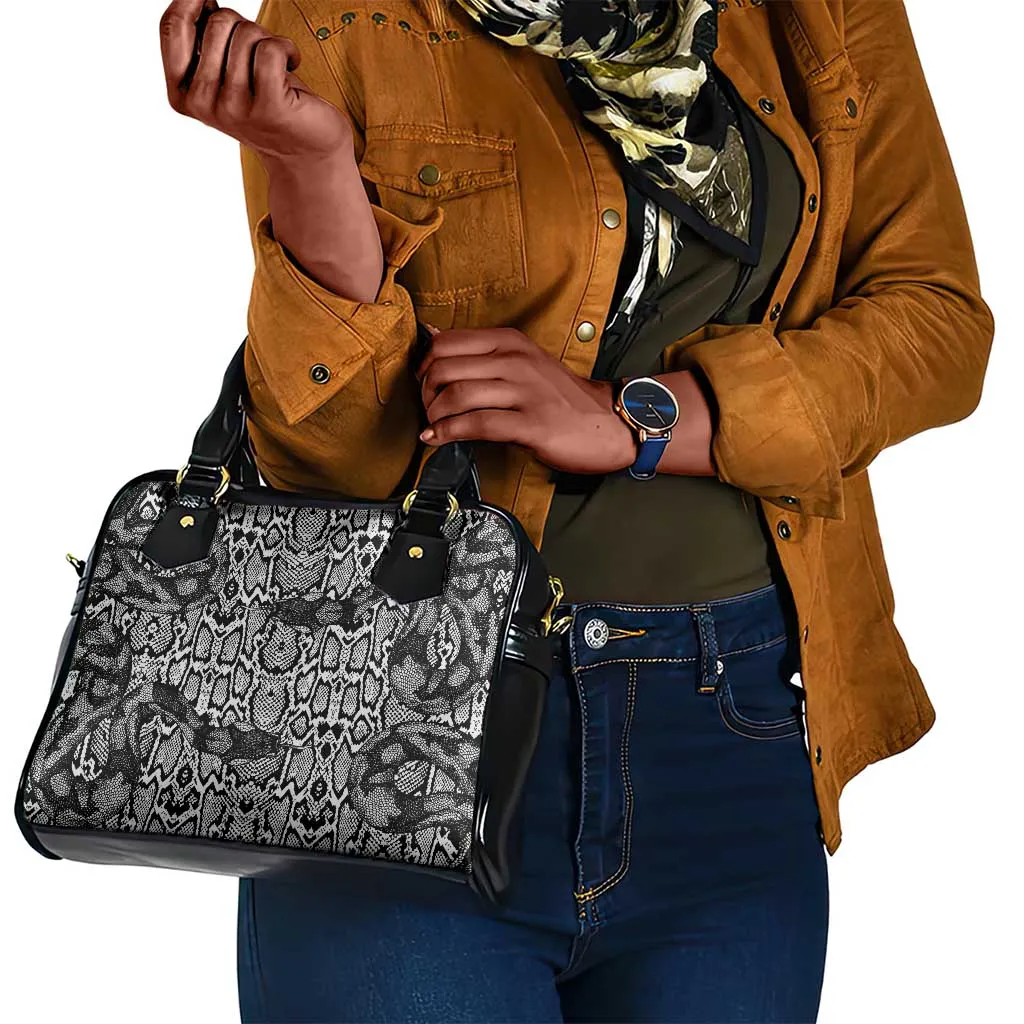 Snake African Skin Animals Pattern Shoulder Handbag LT15