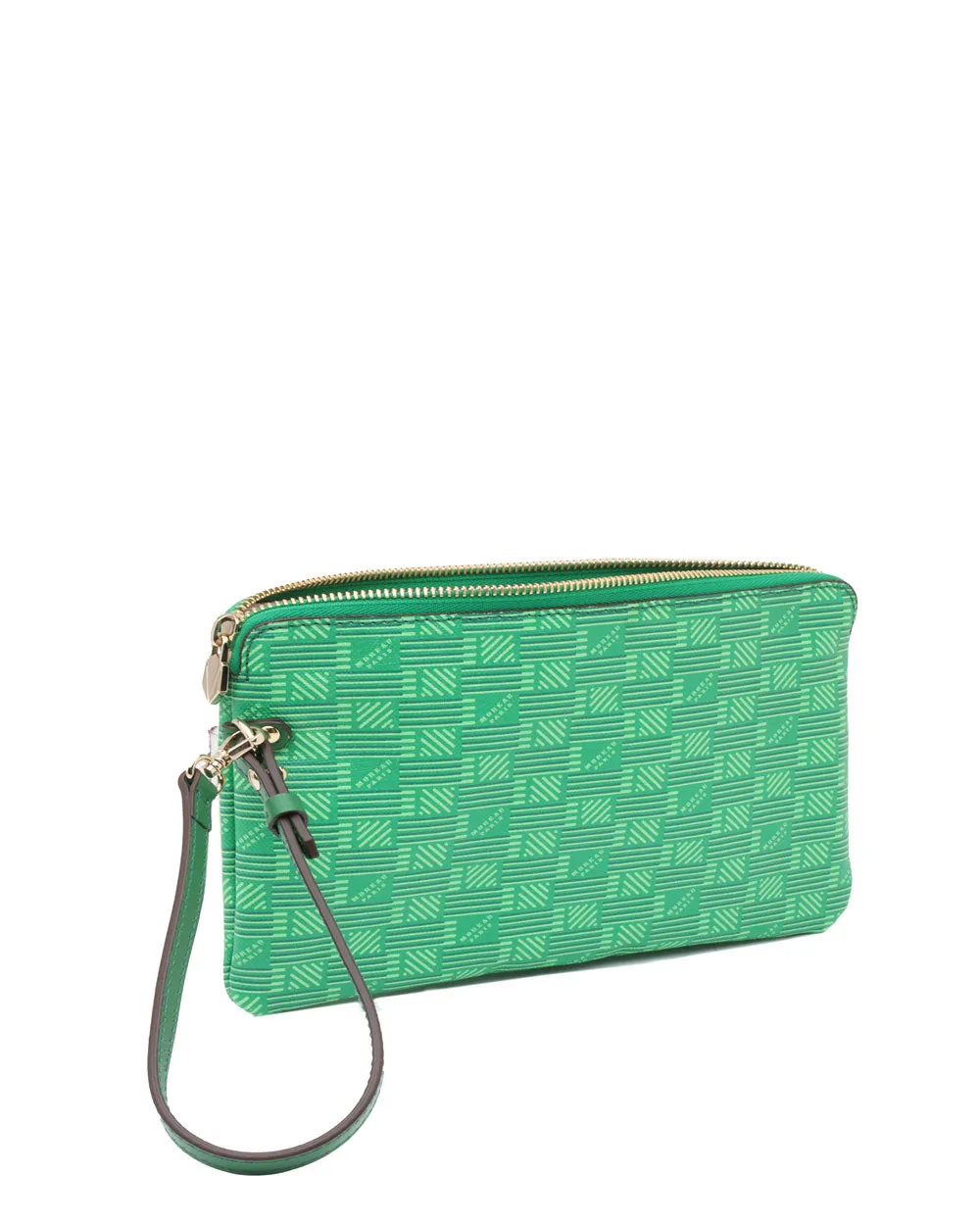 St. Folio Pouch Canvas Bag in Green
