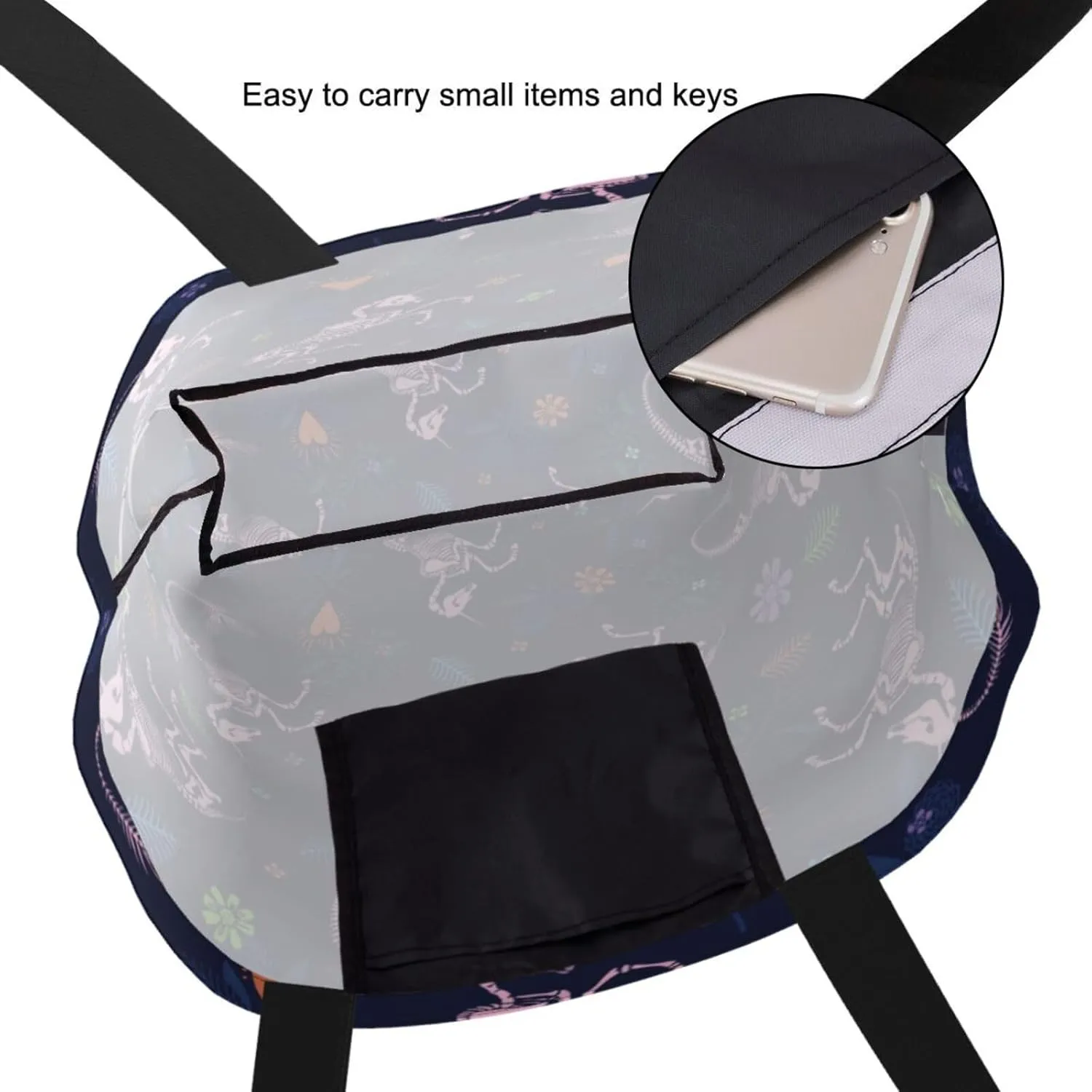 Star horse Reusable Grocery bags Big Capacity Shopping Bag Canvas Shoulder Tote Handbag for Women Girls
