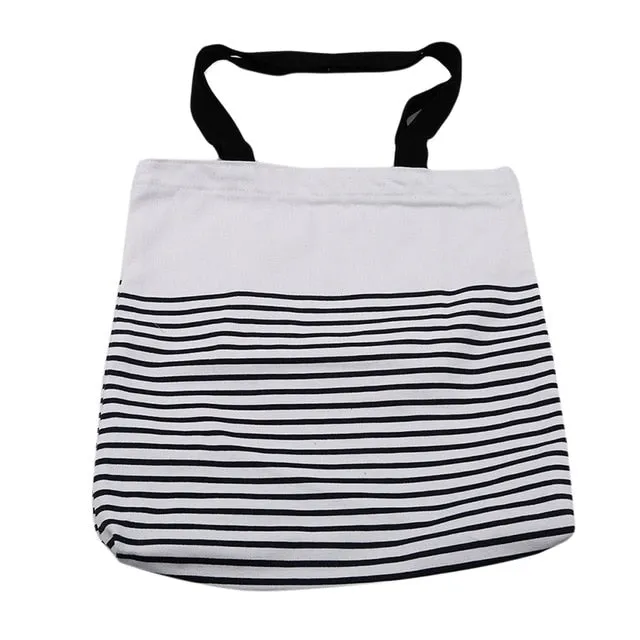 Striped Tote Bag